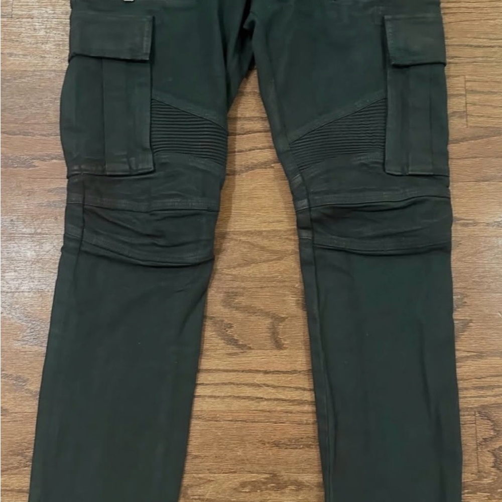 Balmain Men's Biker Cargo Pants